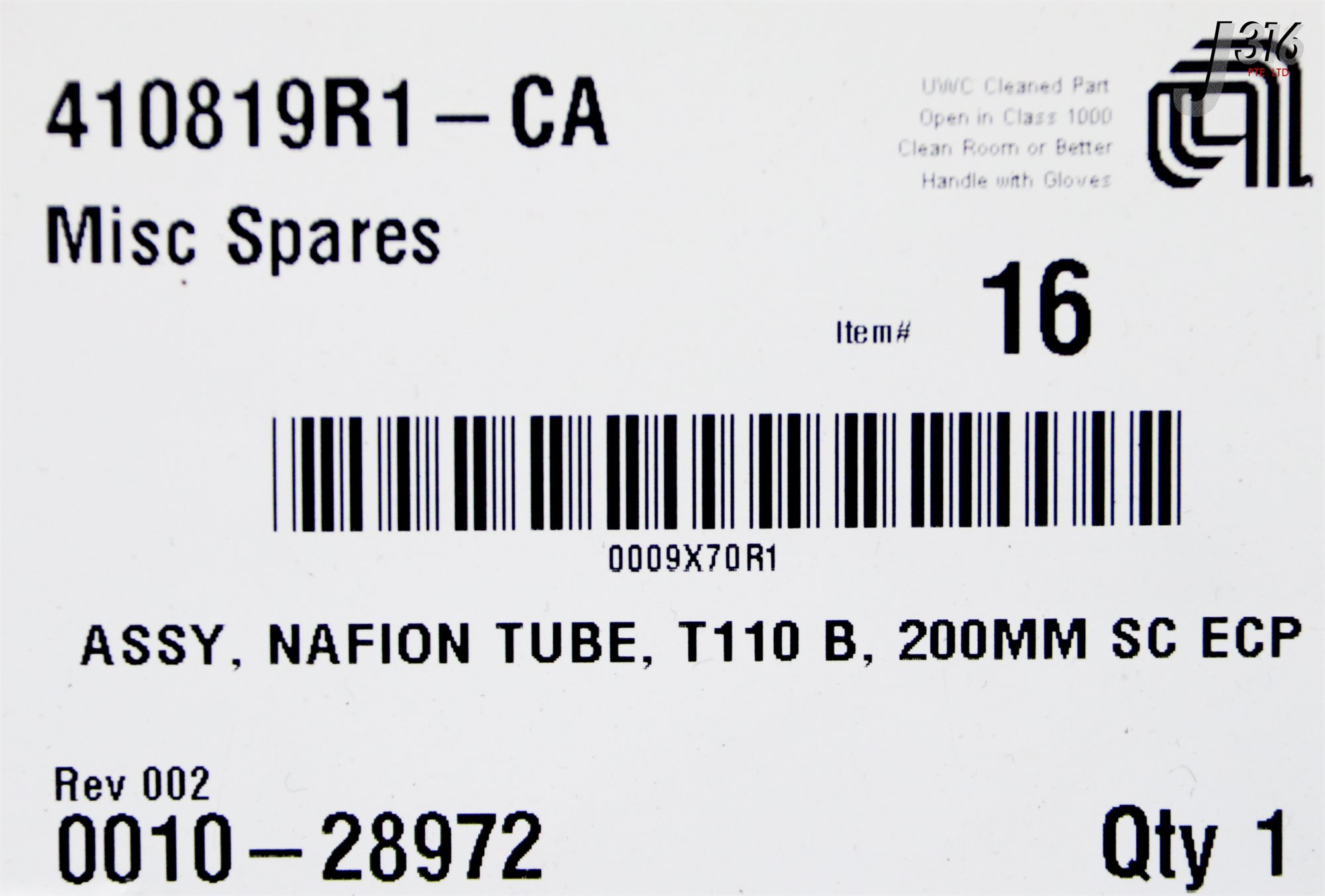 リクエストお客様 35121 ASSY, T110 B, 200MM SC ECP (NEW) 0010-28972 APPLIED